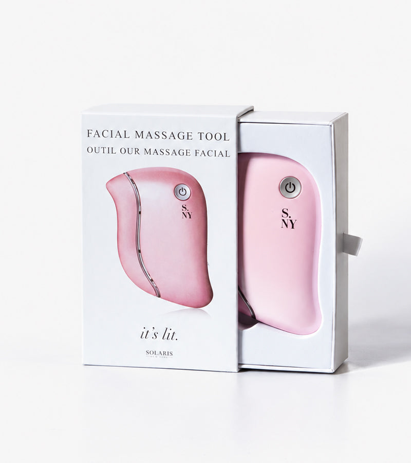 L'avant gardiste Bien-être Gua Sha LED 3-en-1 Solaris visage