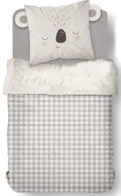 Stokomani Puériculture parure housse couette Koala 140x200 cm
