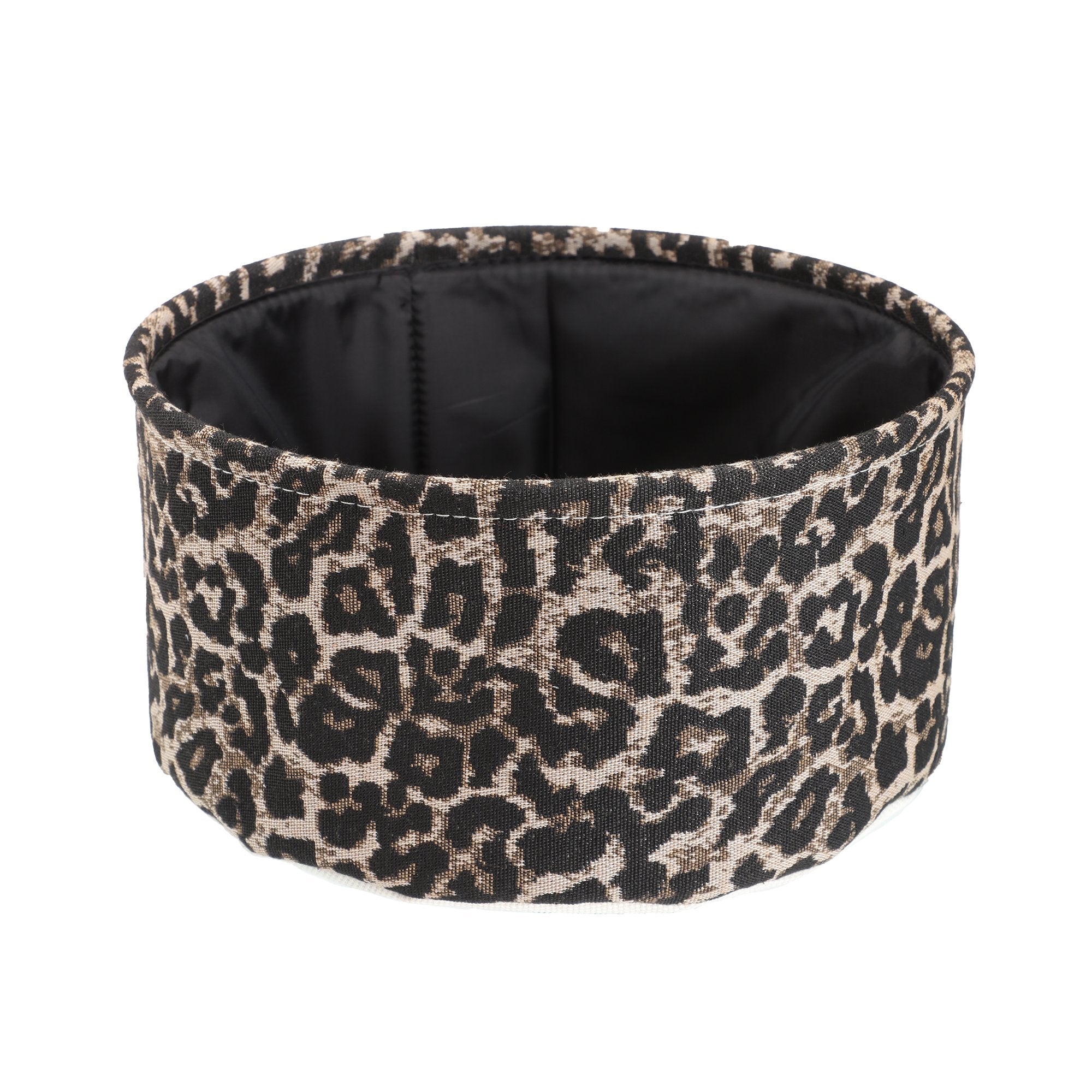 Stokomani Maison Space N Box panier rond zèbre léopard 25x12 cm