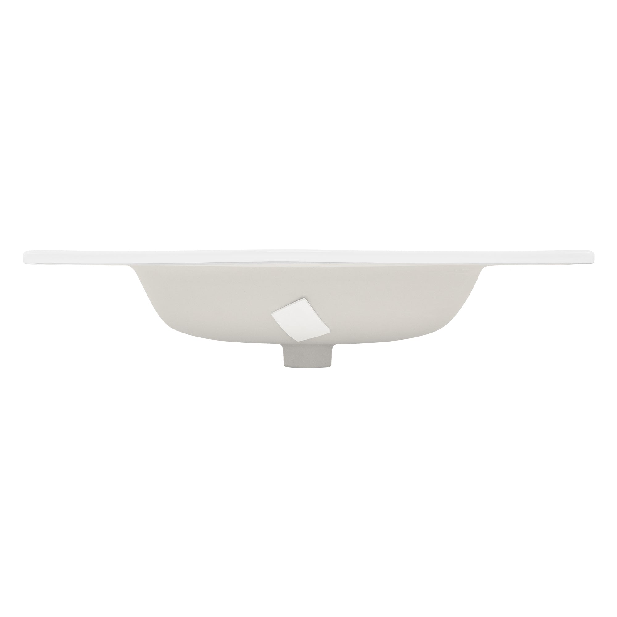ML-Design vasque 71 cm blanc céramique bonde blanche trop-plein