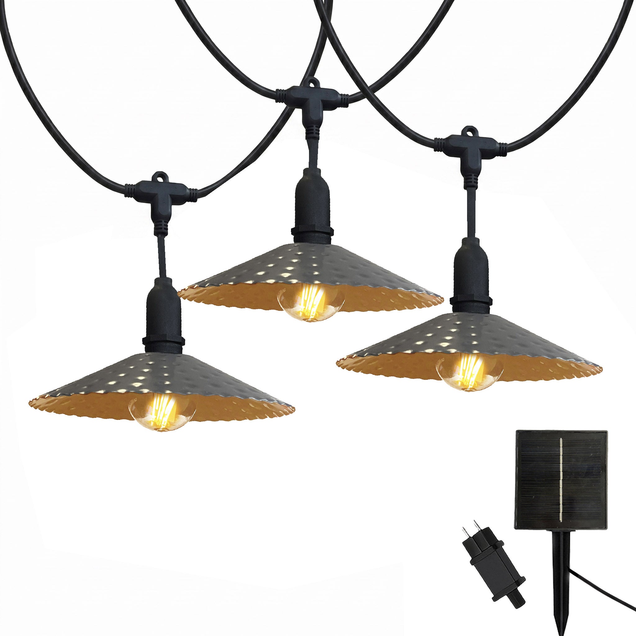 Red Deco Mini Vinty guirlande lumineuse 6 m 10 lampes solaire