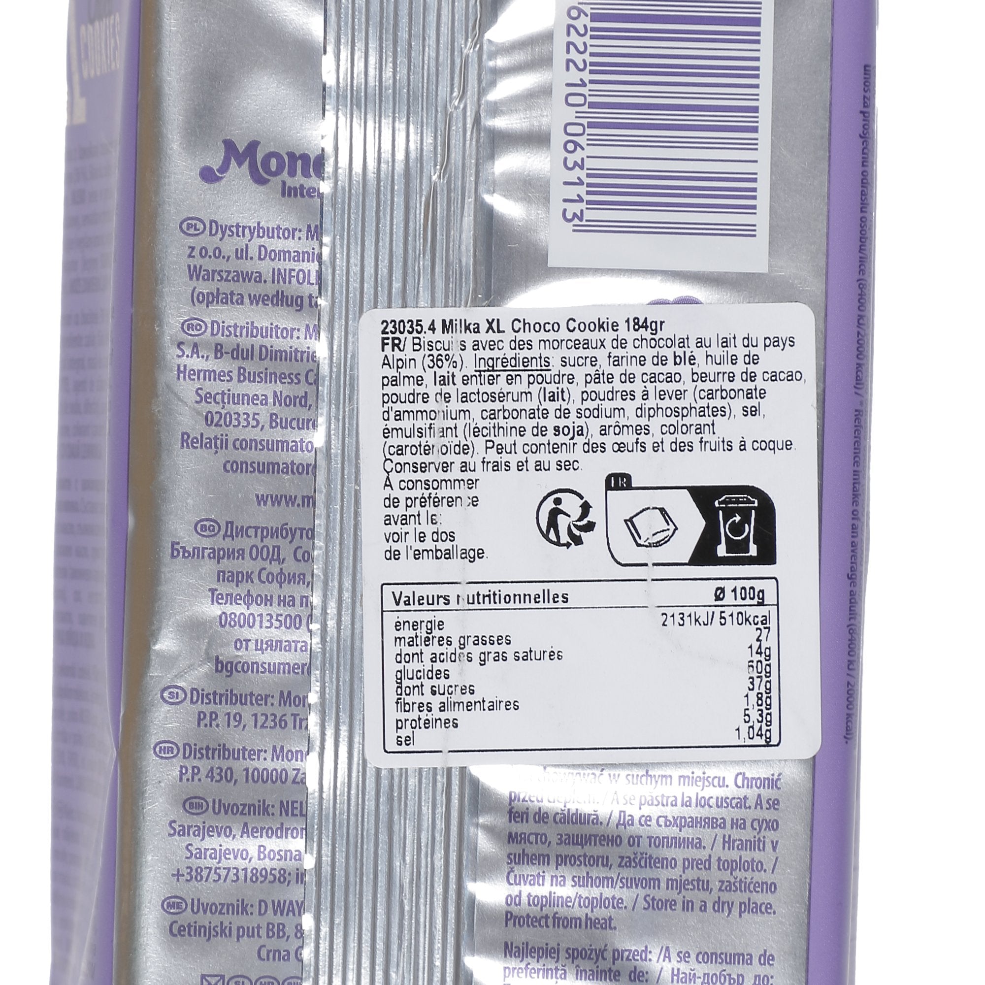 Stokomani Cookies XL chocolat goûter