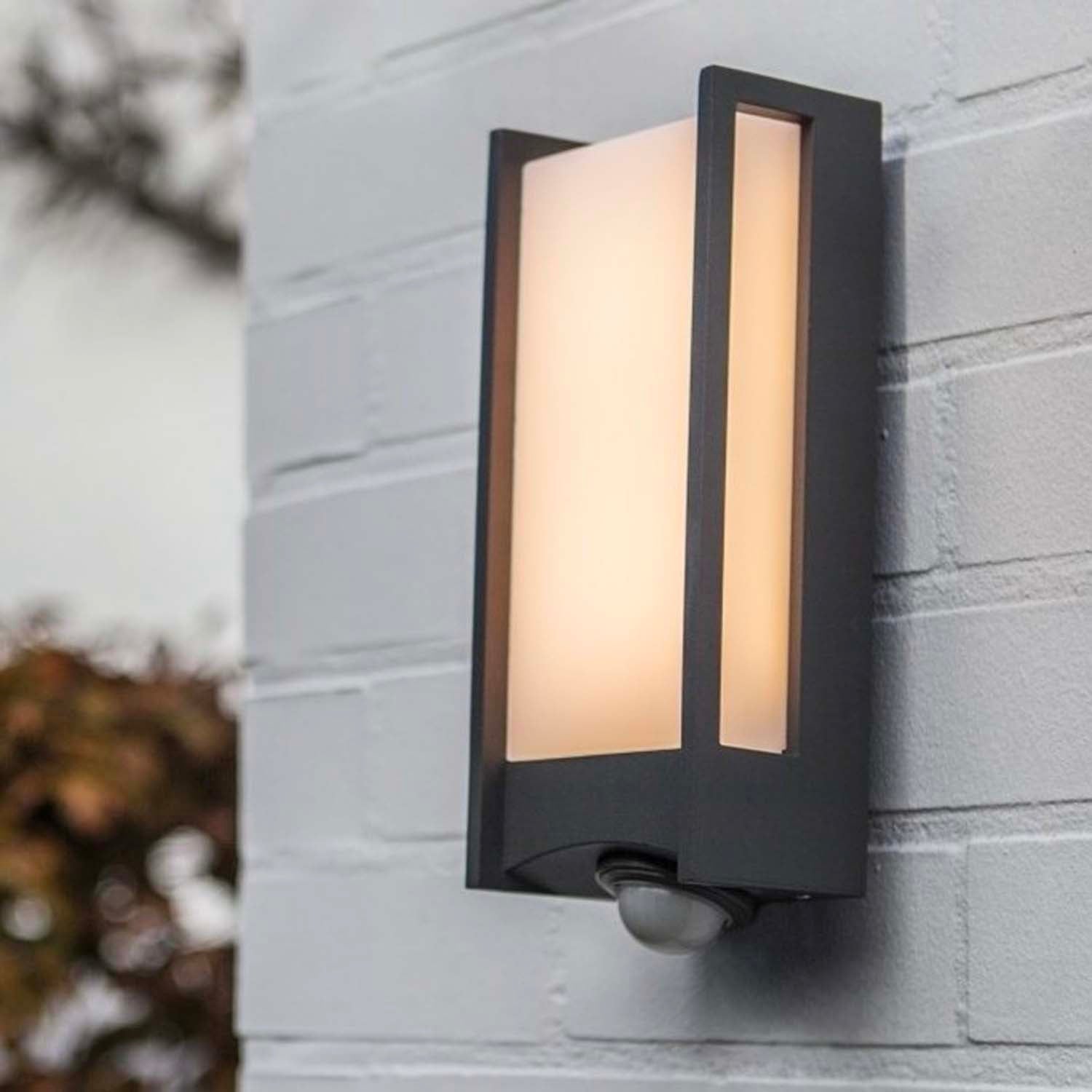 Red Deco Qubo Grey Sensor applique détecteur LED 1300 lm