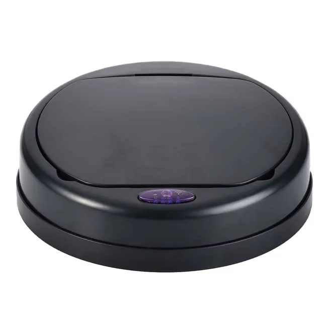 Red Deco Soho couvercle poubelle automatique rond noir Full Black