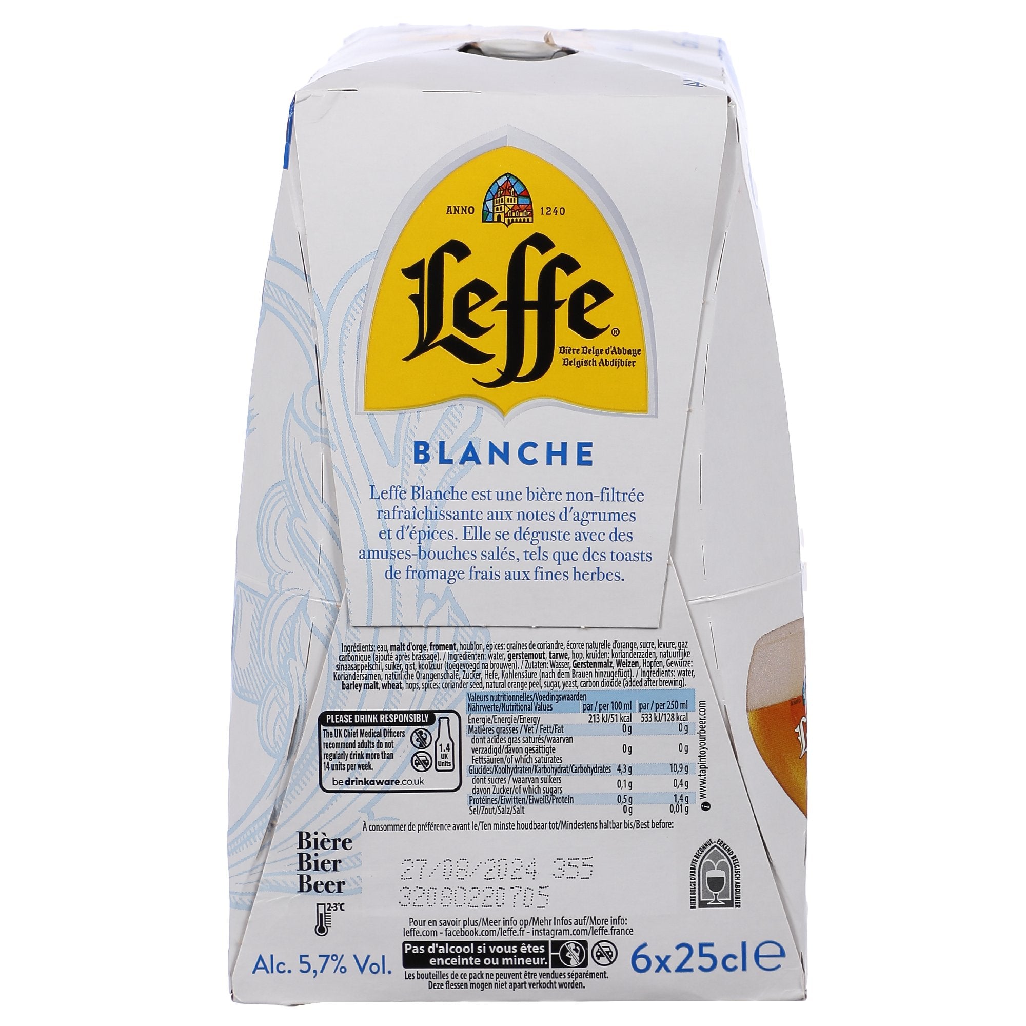 Stokomani Épicerie pack 6 bières blanches 25 cl