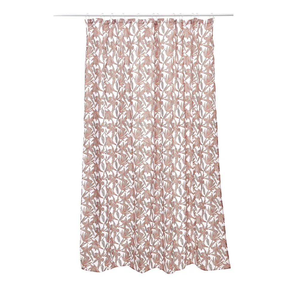 Stokomani Maison rideau de douche fleurs motif floral