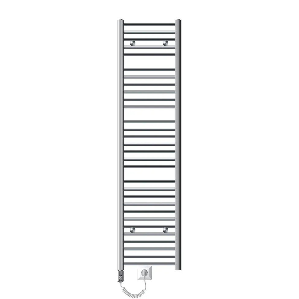 LuxeBath sèche-serviettes électrique chromé 400x1800 mm 900W