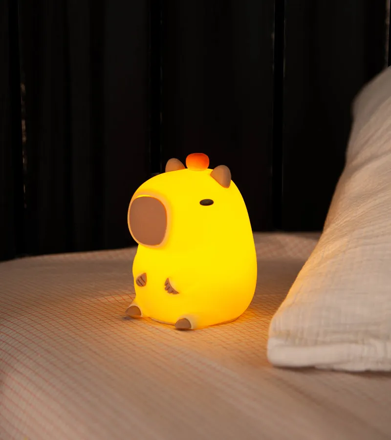 Bernard veilleuse capybara LED chambre lueur zen apaisante