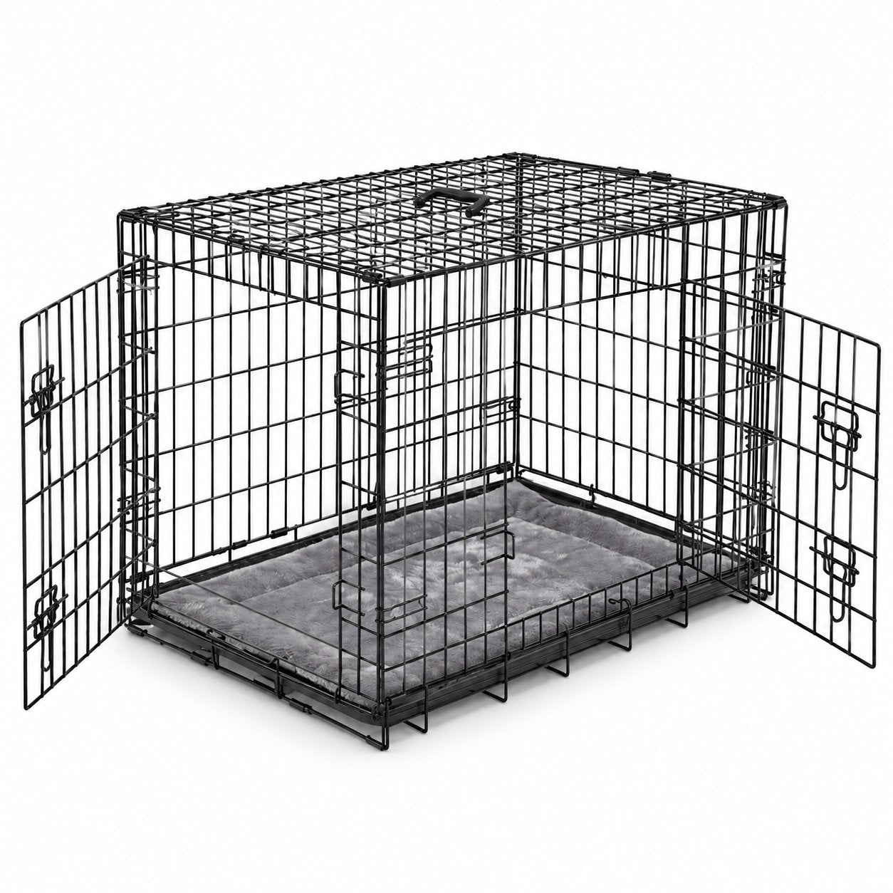 Stokomani Animalerie Cage pour chien métal grillagée