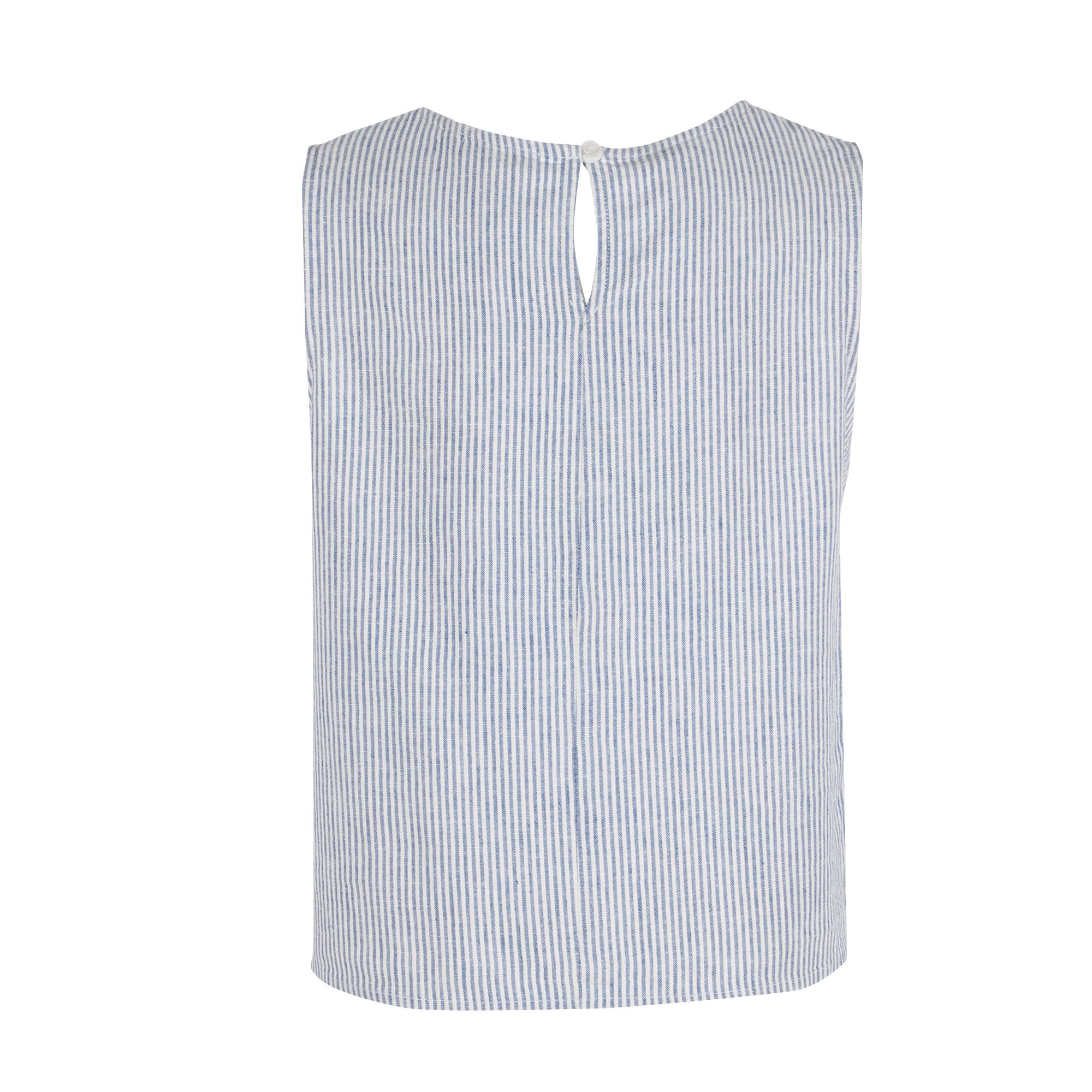Stokomani Mode Top sans manche bleu femme taille 38