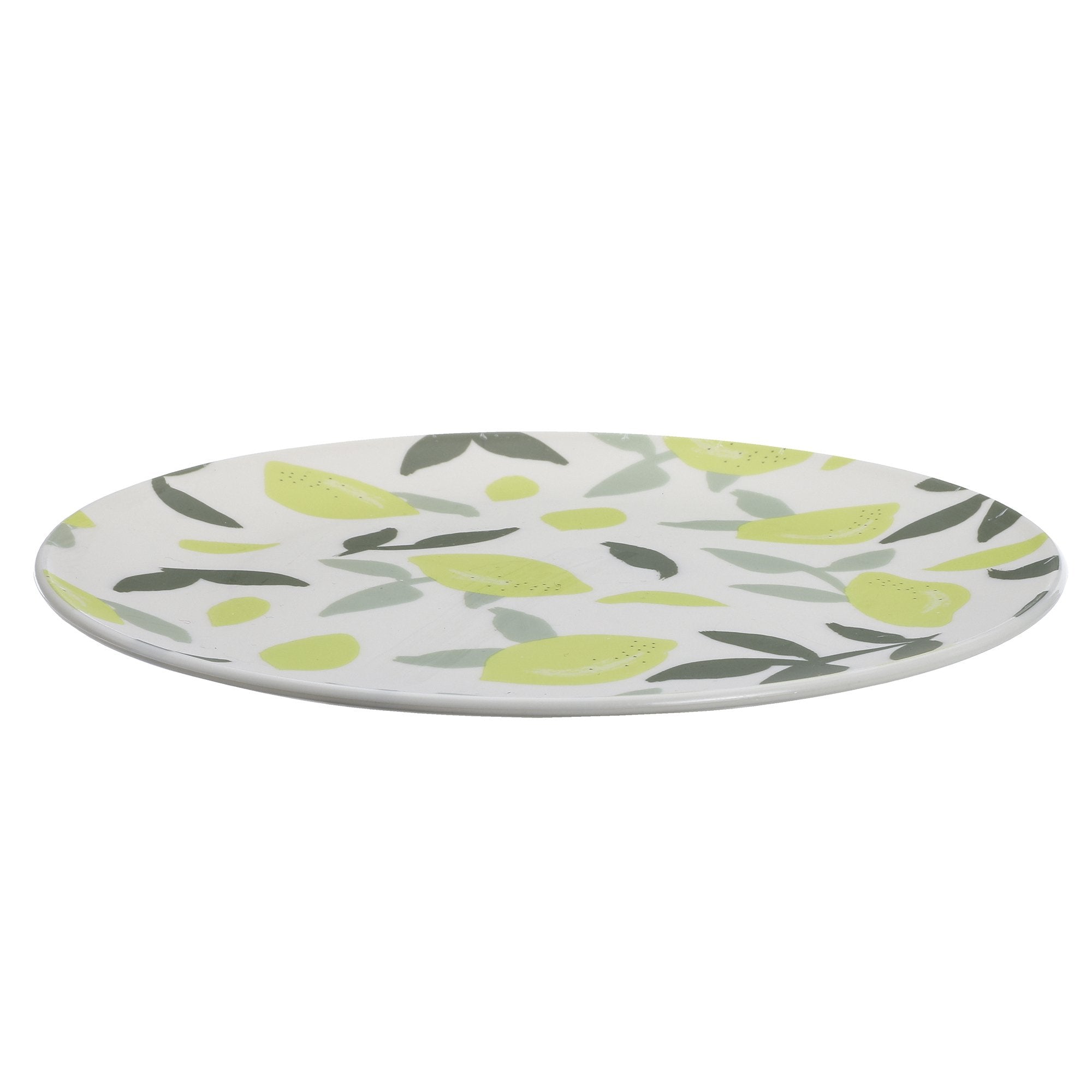 Stokomani Maison assiettes citrons 20 cm