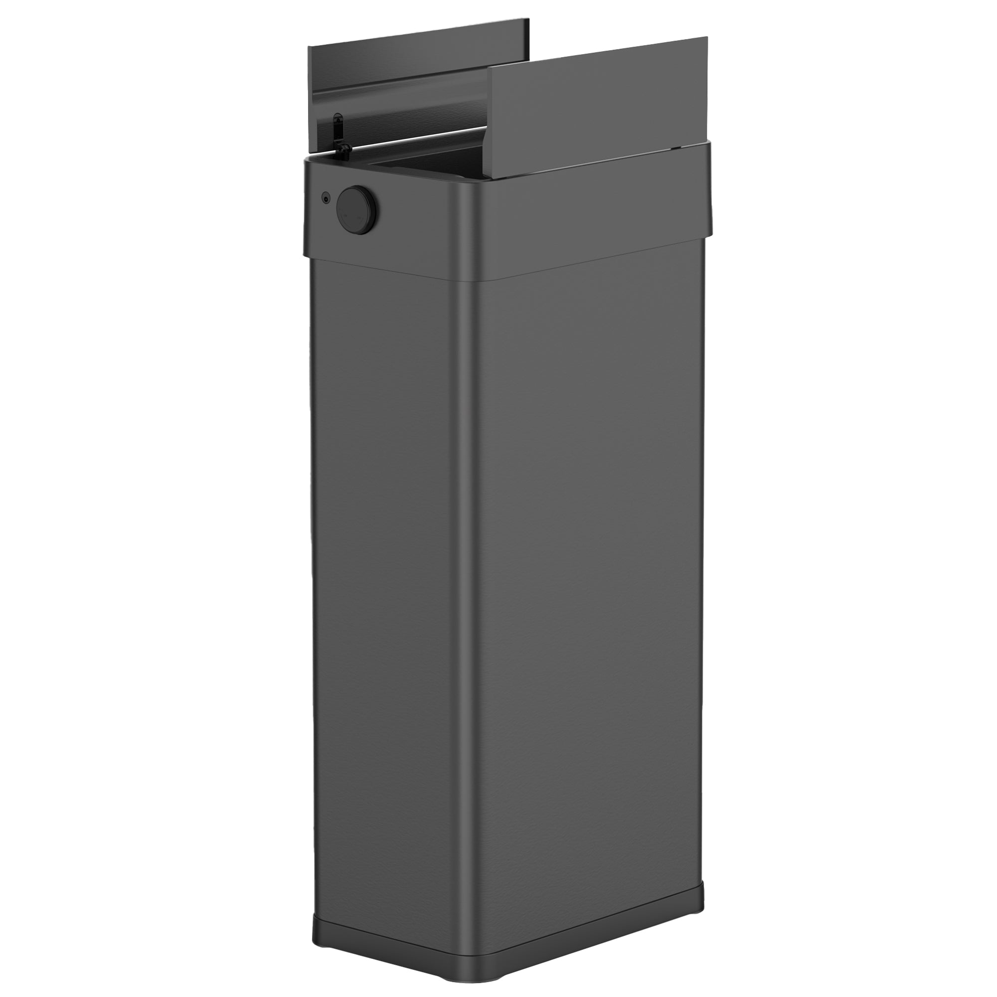 Red Deco Silverlake Black poubelle automatique 90L inox noir