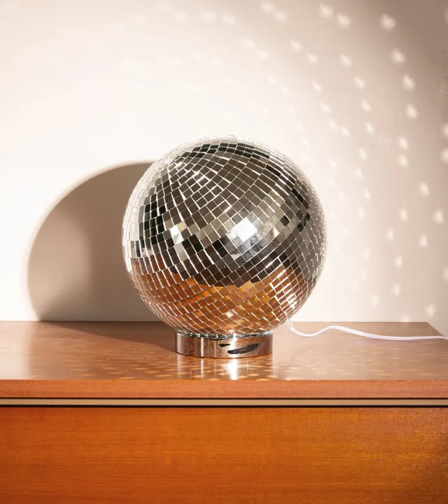 L'avant gardiste Déco lumineuse Lampe boule disco à poser ambiance fête