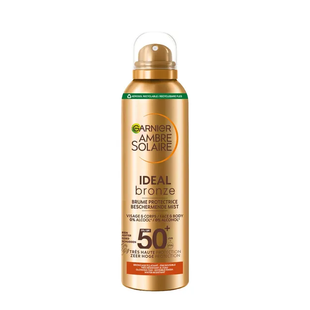 Garnier Ambre Solaire Idéal Bronze brume SPF 50+ bronzage