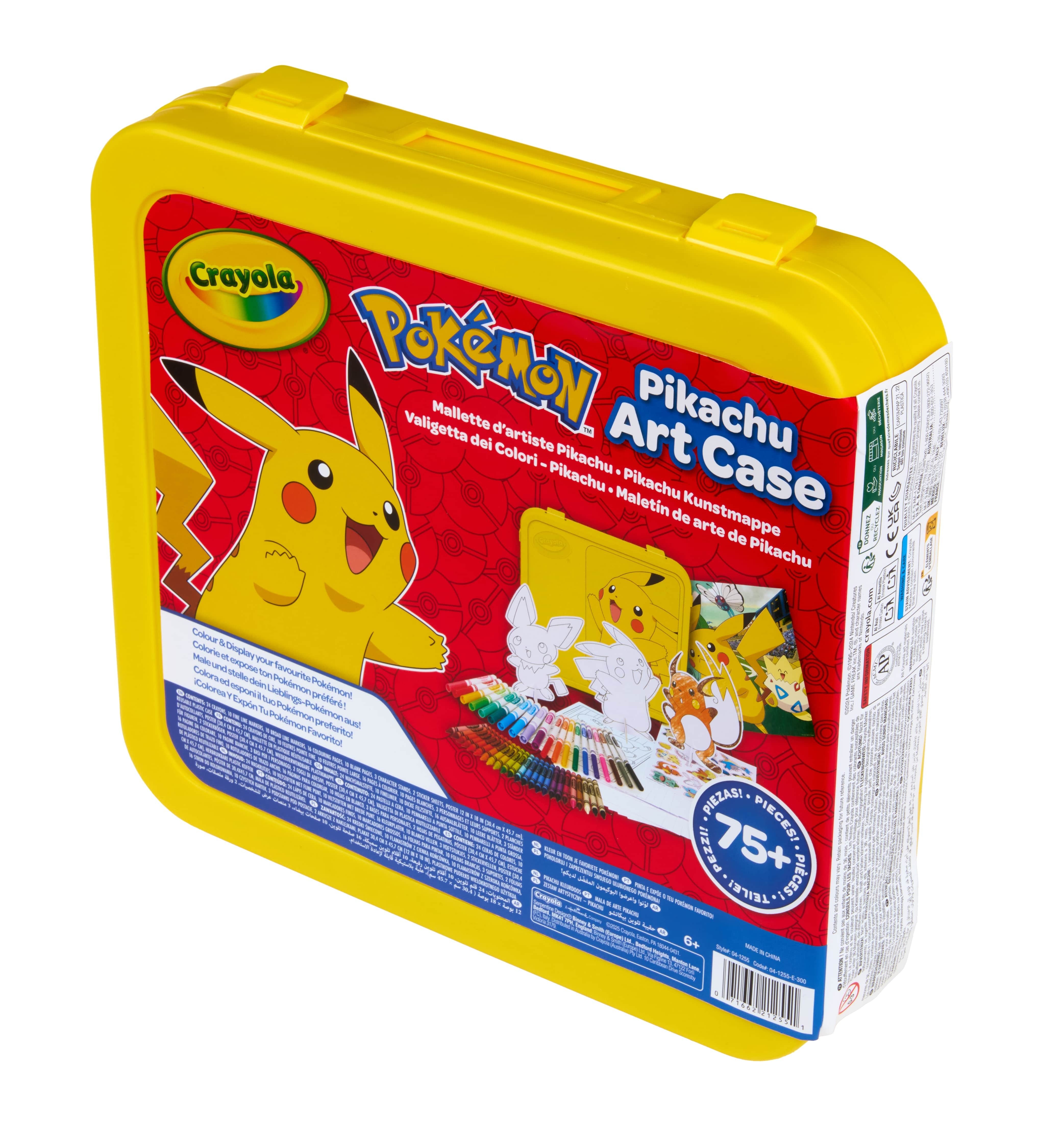 Pokémon Pikachu Crayola mallette artiste coloriage enfant