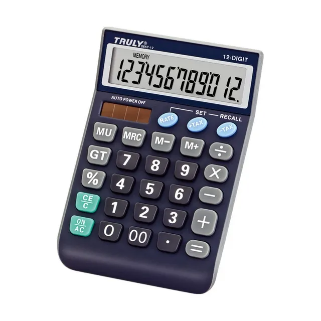 Safe Tool Calculatrice 12 chiffres calcul marge et taxes bureau