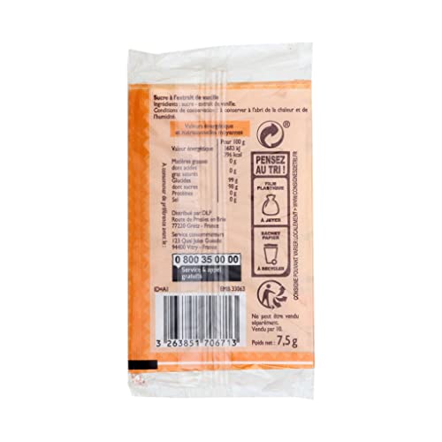 Leader Price sucre vanillé x10 sachets 75 g desserts