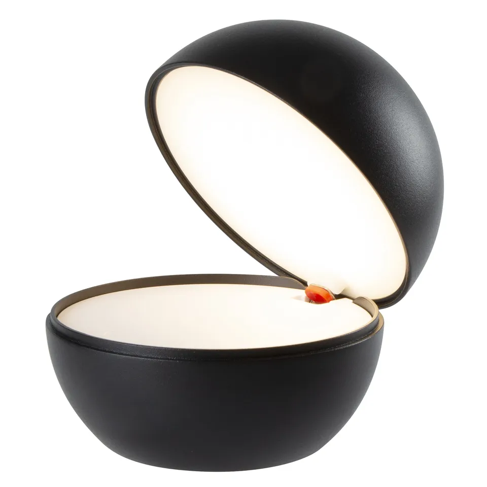 Red Deco Good Night Black lampe chevet noire LED Ø12 cm