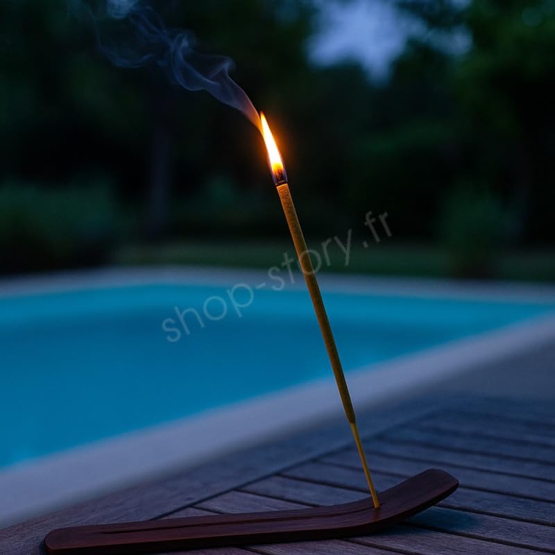 Shop-Story Maison encens géant citronnelle 60 bâtons 40 cm anti-moustique