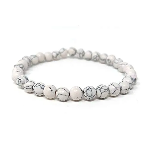 Shop-Story Lifestyle Lot 2 Bracelets Howlite blanche