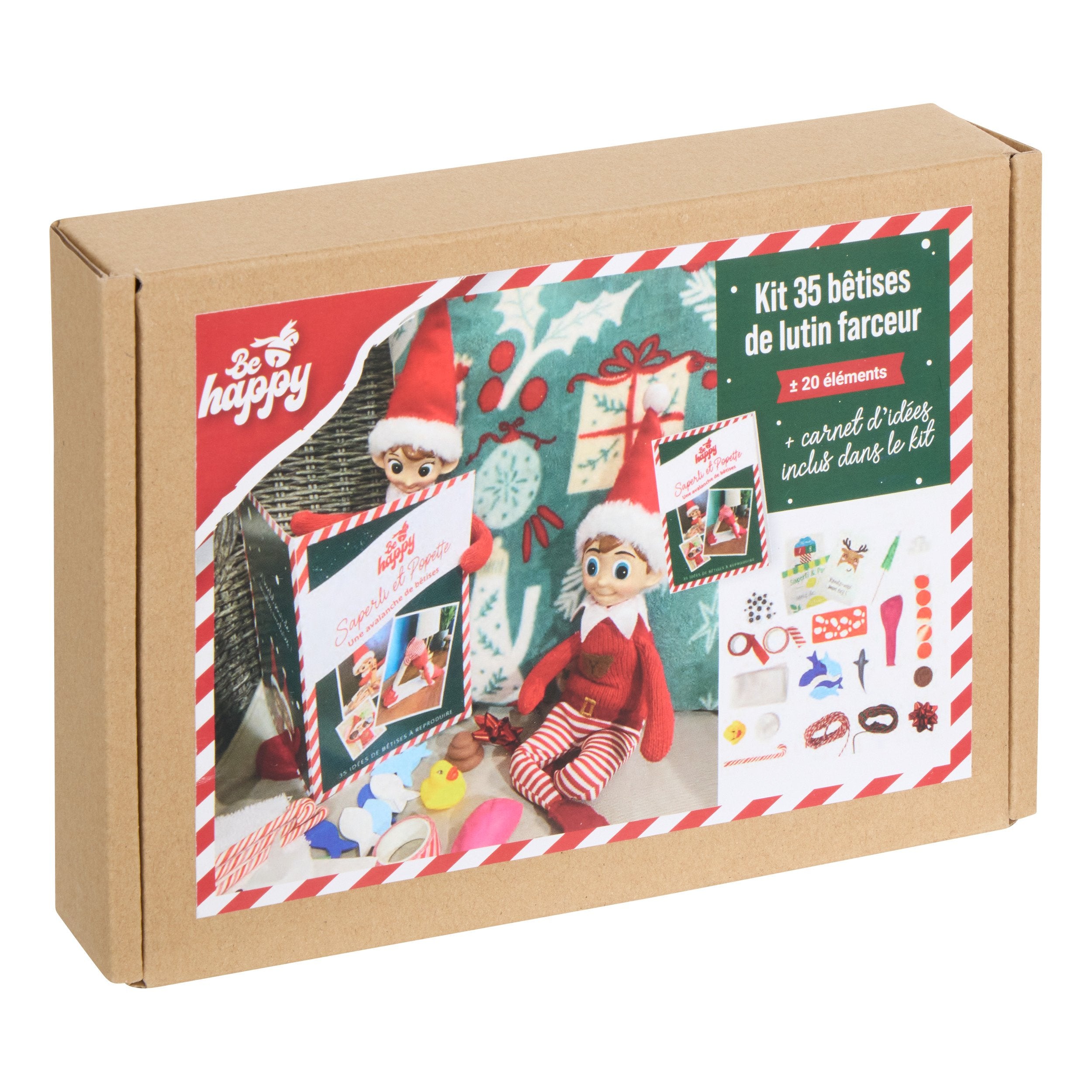 Atmosphera kit lutin farceur 22 pièces bêtises de Noël
