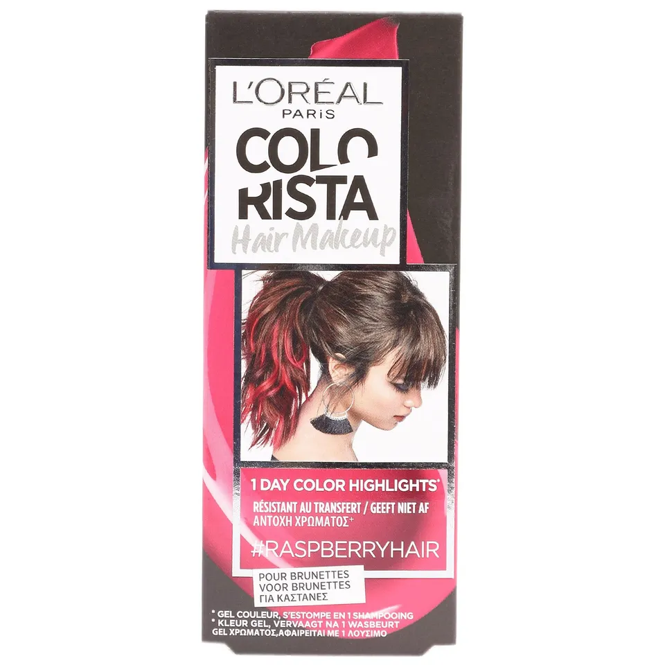 L'Oréal Colorista Coloration rose framboise cheveux
