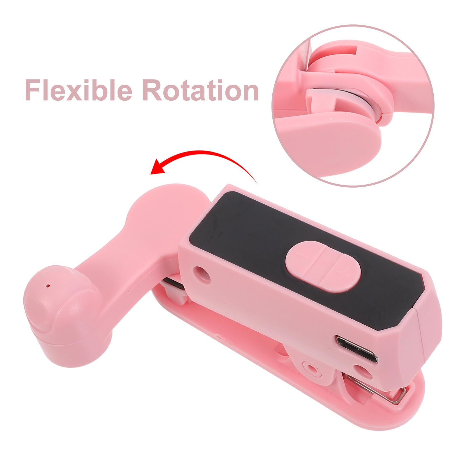 Milisten Electronics Cliqueur Téléphone ABS Rose