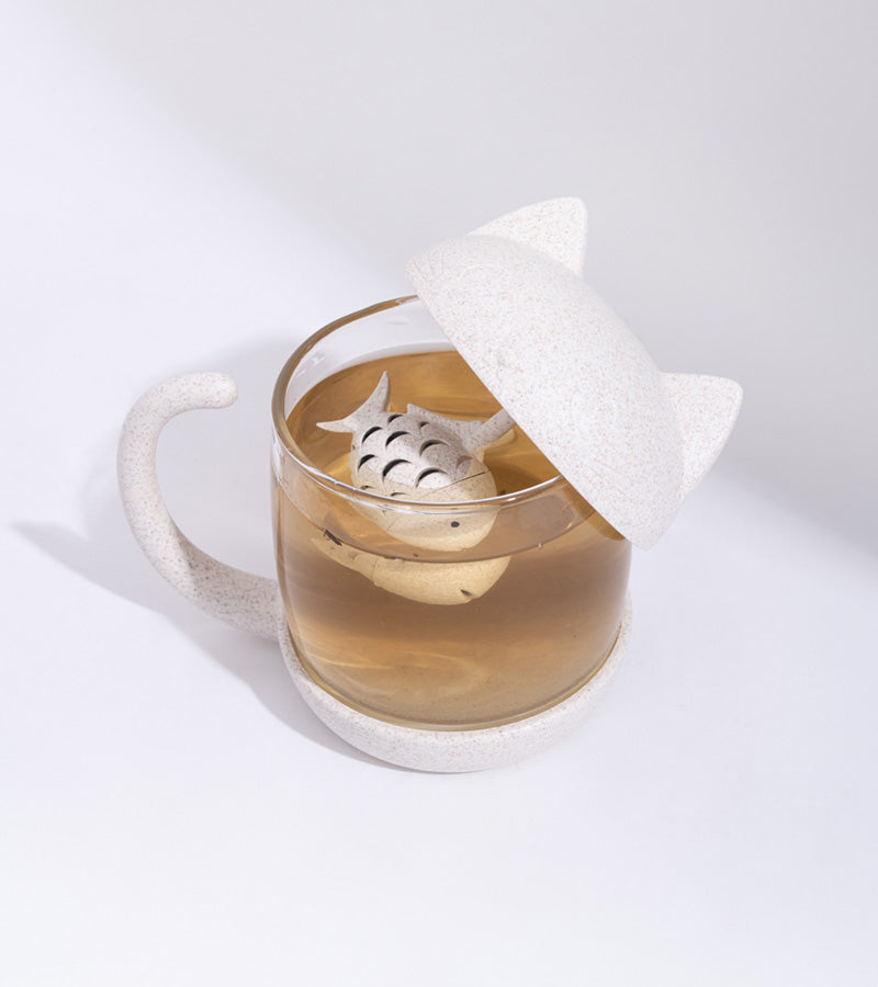 L'avant gardiste Vaisselle Table Fun Tasse à thé Chat infuseur mug