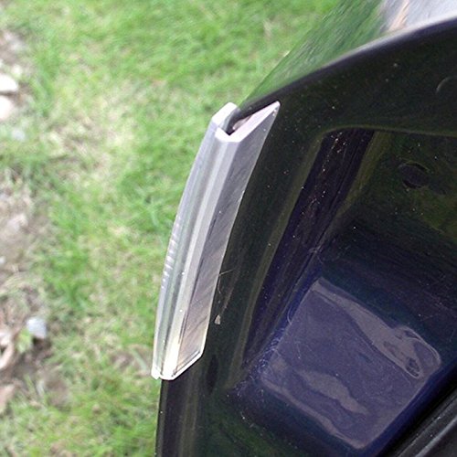 Shop-Story Bricolage Auto Lot 8 Protections Portières Voiture ABS Noir