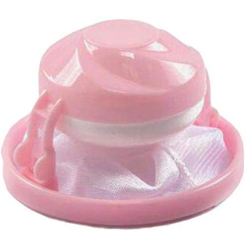 Shop-Story Maison filtre attrape-poils machine à laver rose