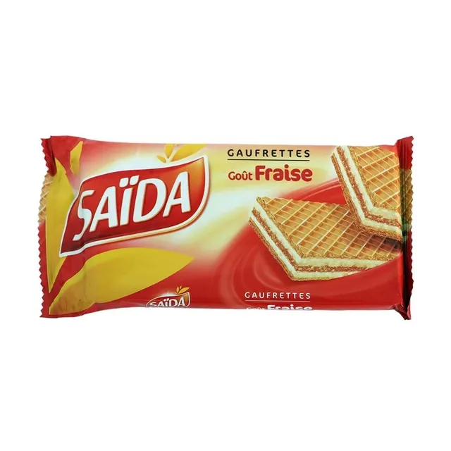 Stokomani Épicerie Gaufrettes à la fraise goûter