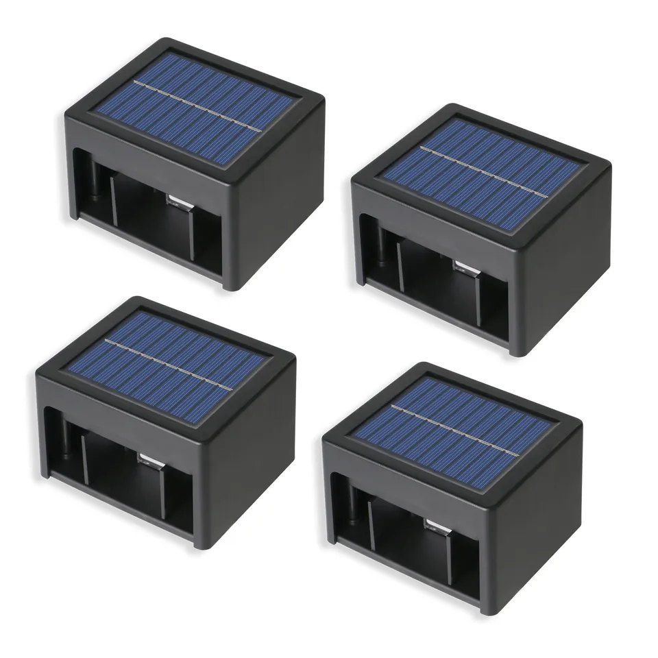 Red Deco Daxy lot 4 applique solaire LED blanc chaud froid