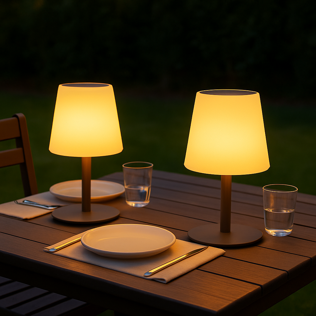 Red Deco Standy Tiny Solar lampe solaire H25cm lot de 2 dimmable