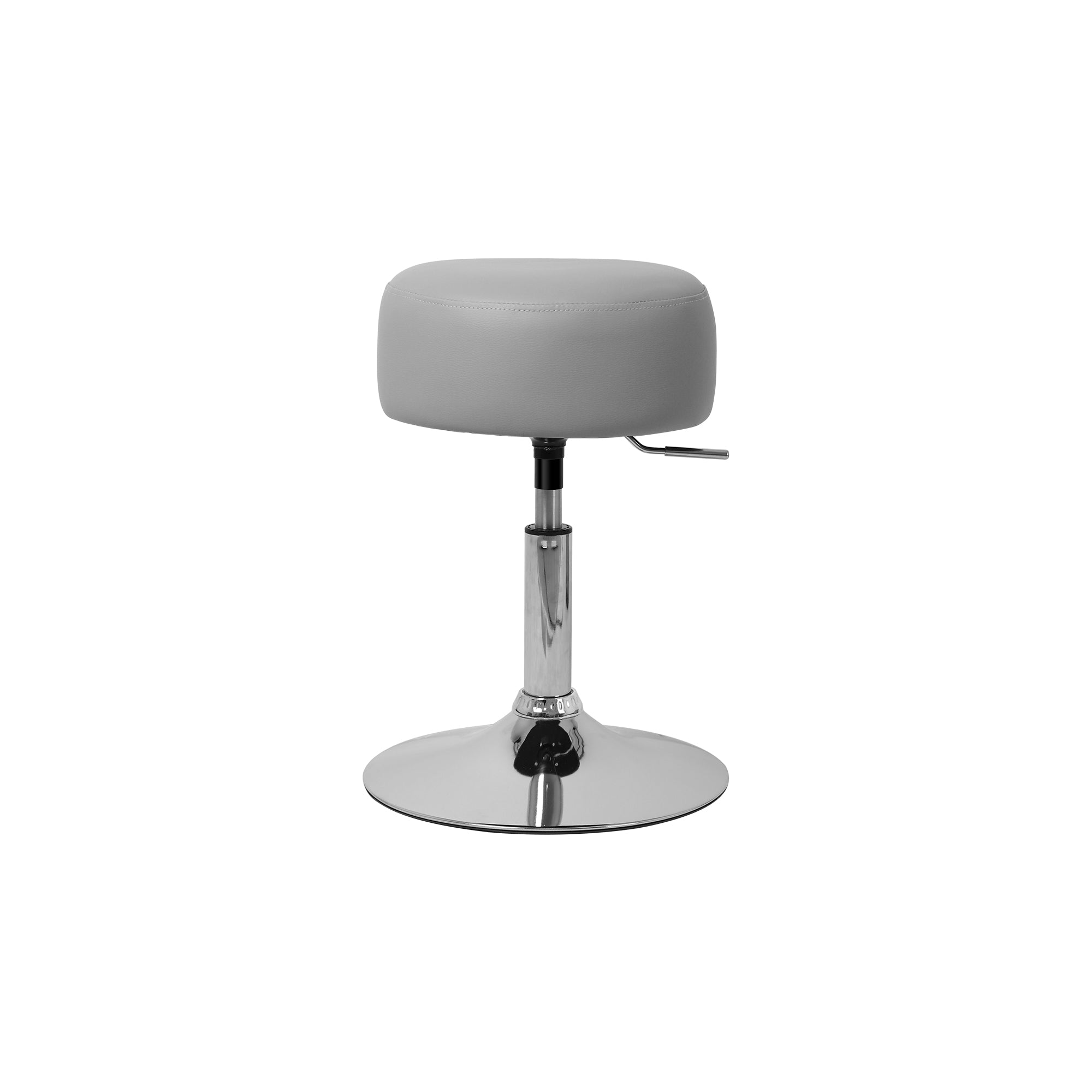 ECD Germany ML-Design tabouret de bar simili cuir gris foncé 1 pièce réglable