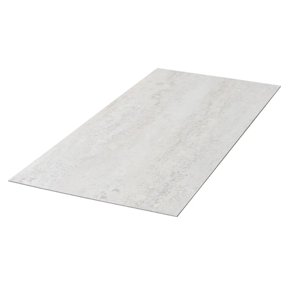 ML-Design Sol vinyle adhésif ciment clair 61x30,5 cm 16,7 m²