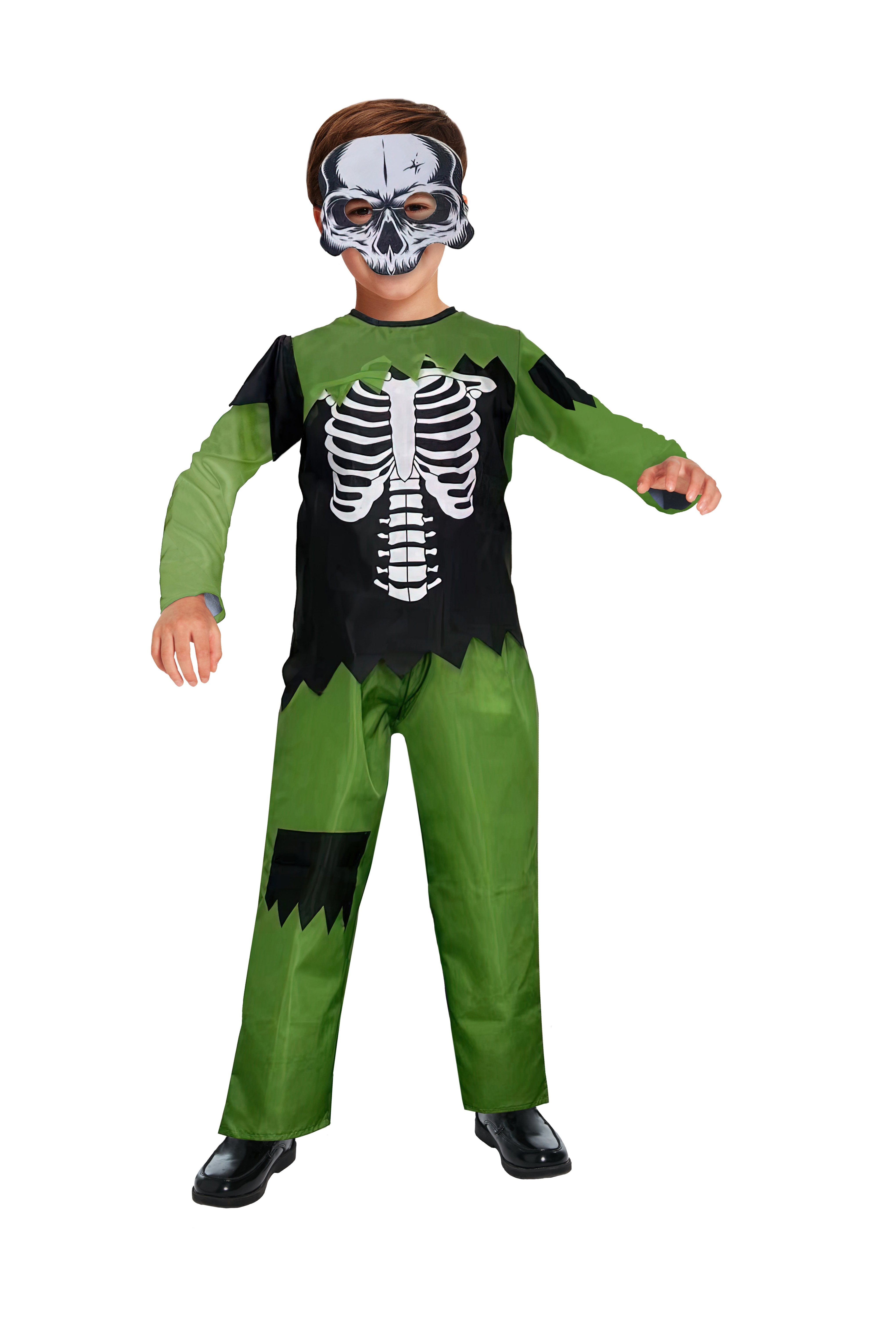 Déguisement Halloween garçon orange 4 à 12 ans