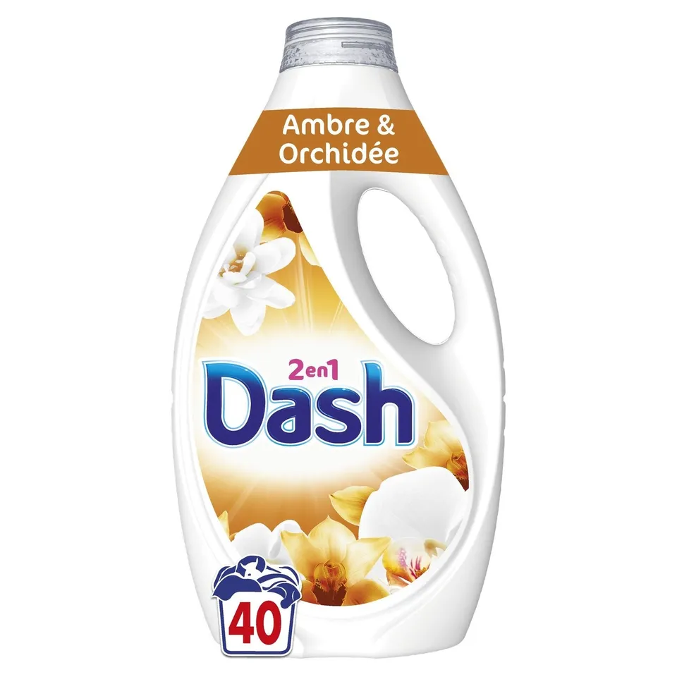 Stokomani Maison Lessive liquide Ambre Orchidée 40 doses