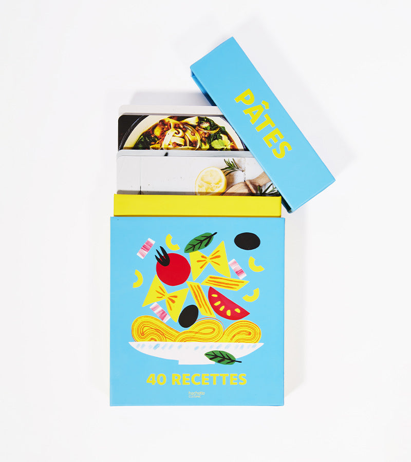 L'avant gardiste Livres & Papeterie coffret fiche pâtes cuisine