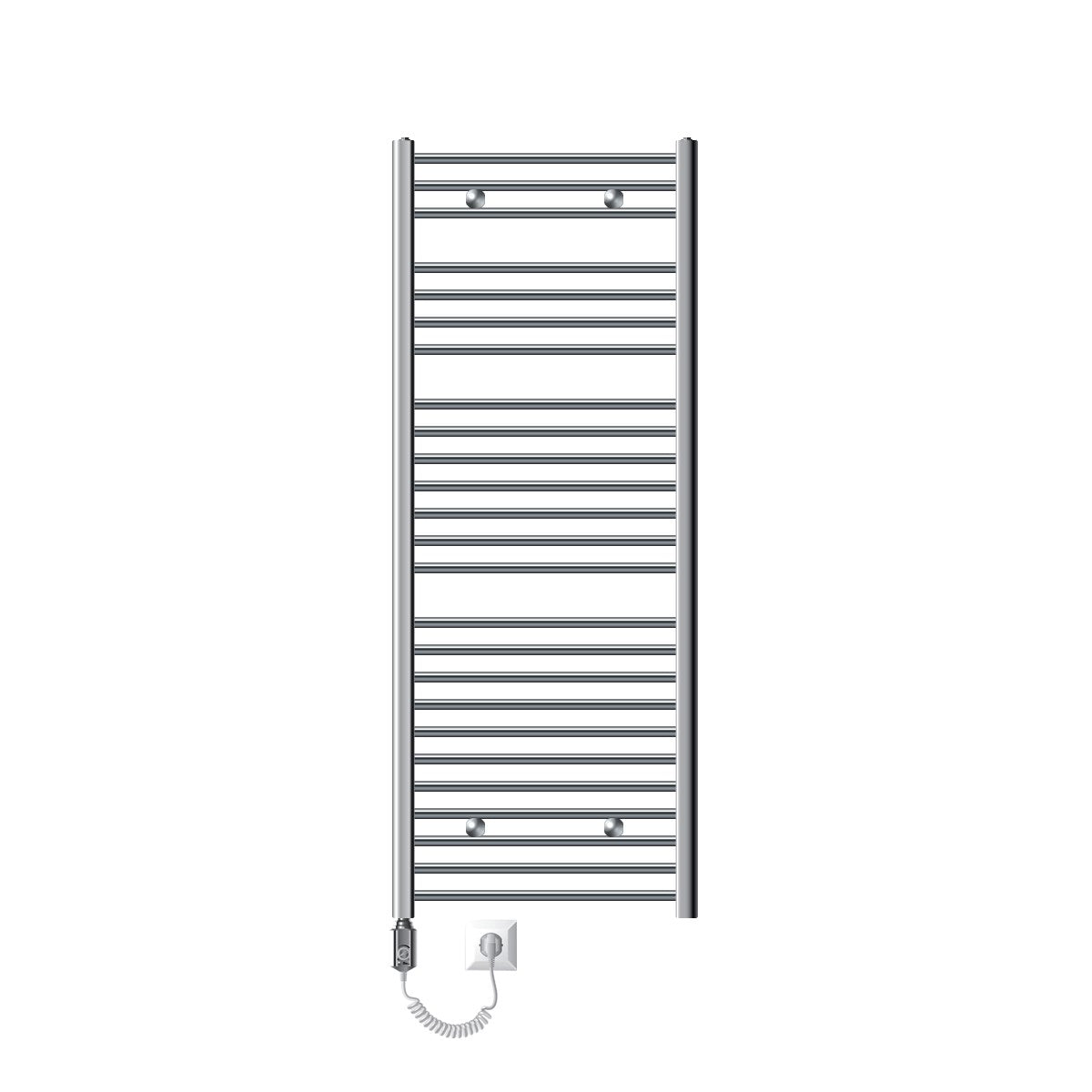 ECD Germany LuxeBath radiateur salle de bain chromé 600x1500 mm 1200W