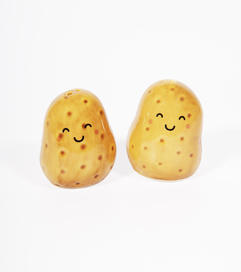 L'avant gardiste Pat et Patate Salière poivrière set table fun