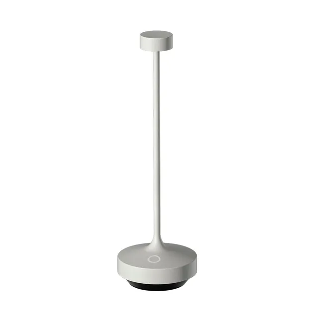 Red Deco Ruby White Lampe Table Sans Fil Blanc H25cm LED