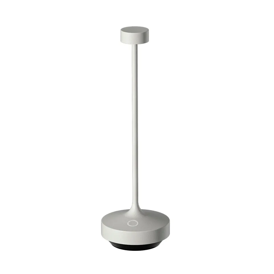 Red Deco Ruby White Lampe Table Sans Fil Blanc H25cm LED