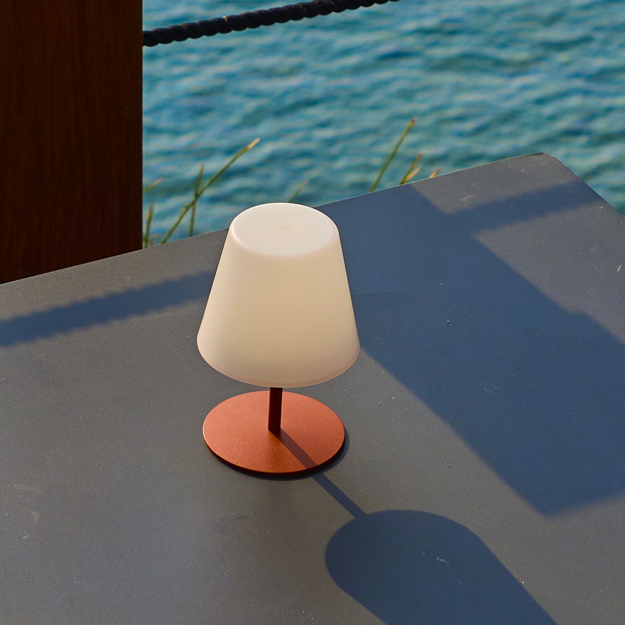 Red Deco Twins Solo Terra mini lampe terracotta H16cm