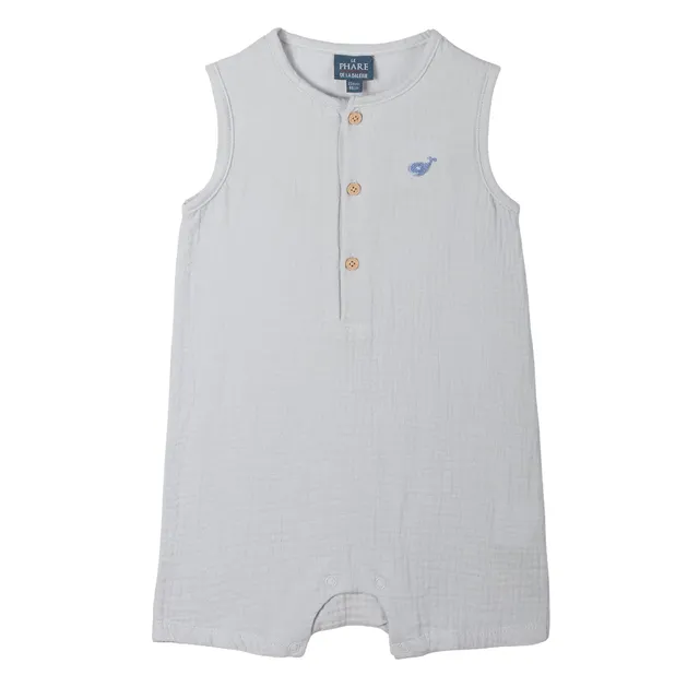Stokomani Mode Combinaison bébé gaze coton 18M