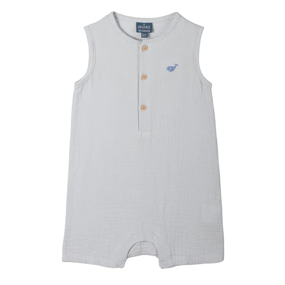 Stokomani Mode Combinaison bébé gaze coton 18M