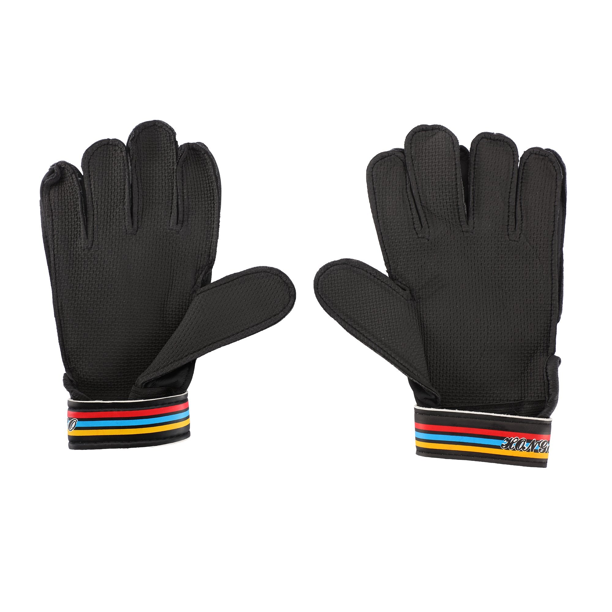Gants de gardien enfant noir football entraînement