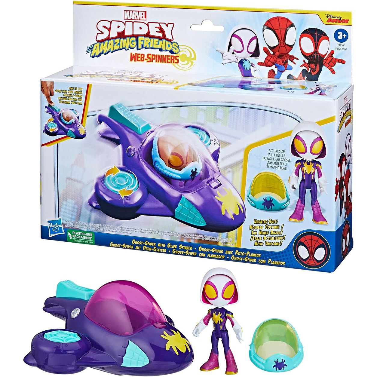 Hasbro Spidey Roto figurine avec véhicule à offrir
