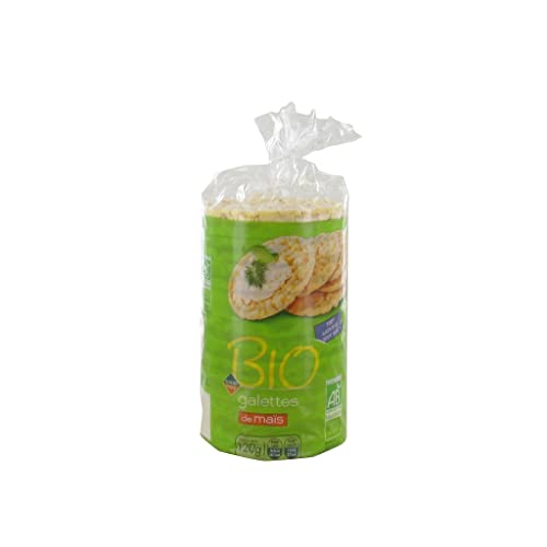 Leader Price Galettes de maïs bio 120g apéritif