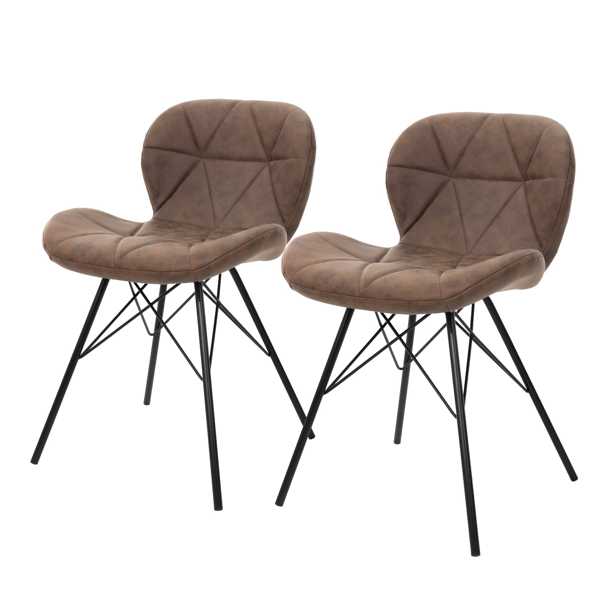 ECD Germany Möbel Chaise salle à manger velours anthracite lot 2