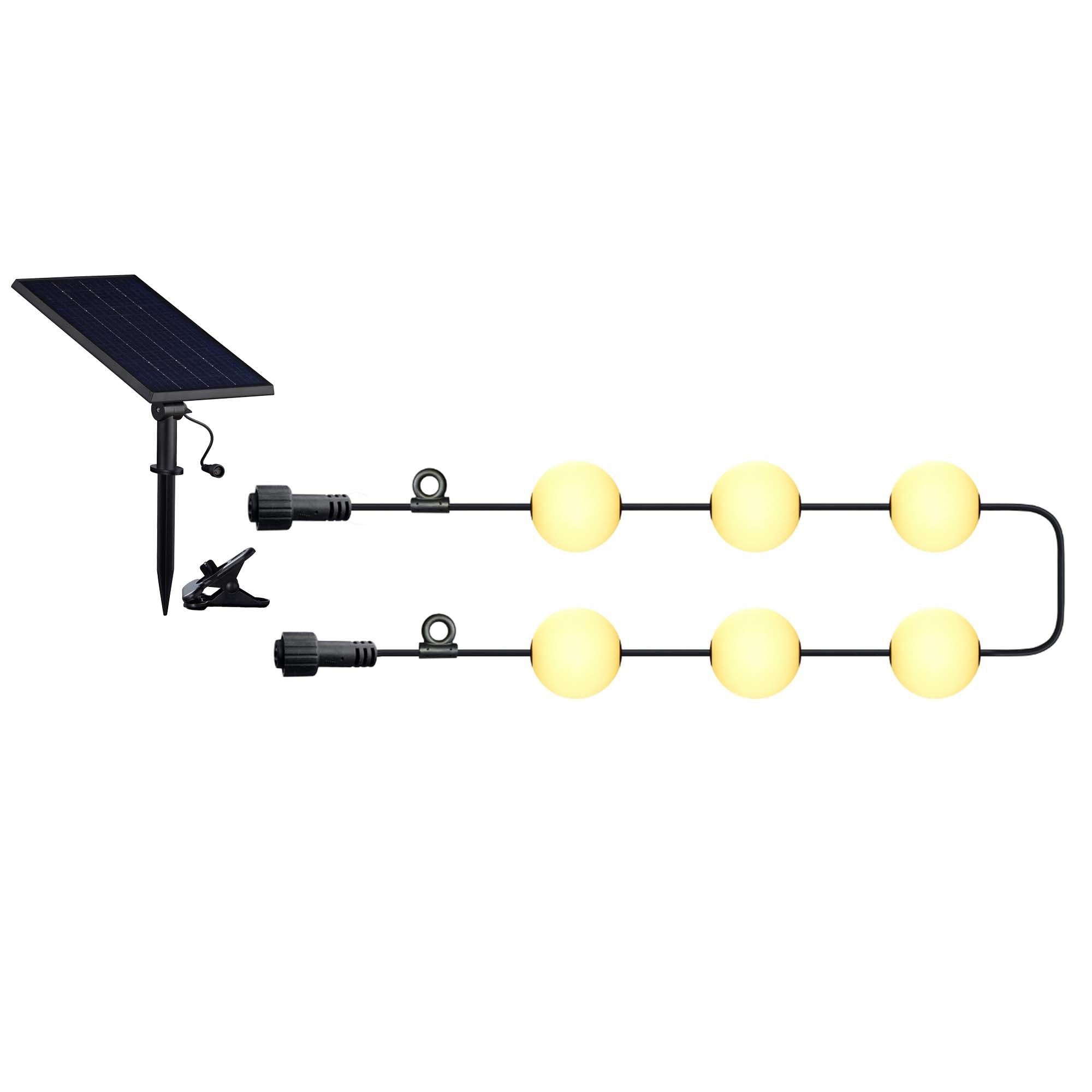 Red Deco Bolly Light Solar guirlande solaire 6 boules 5,5m